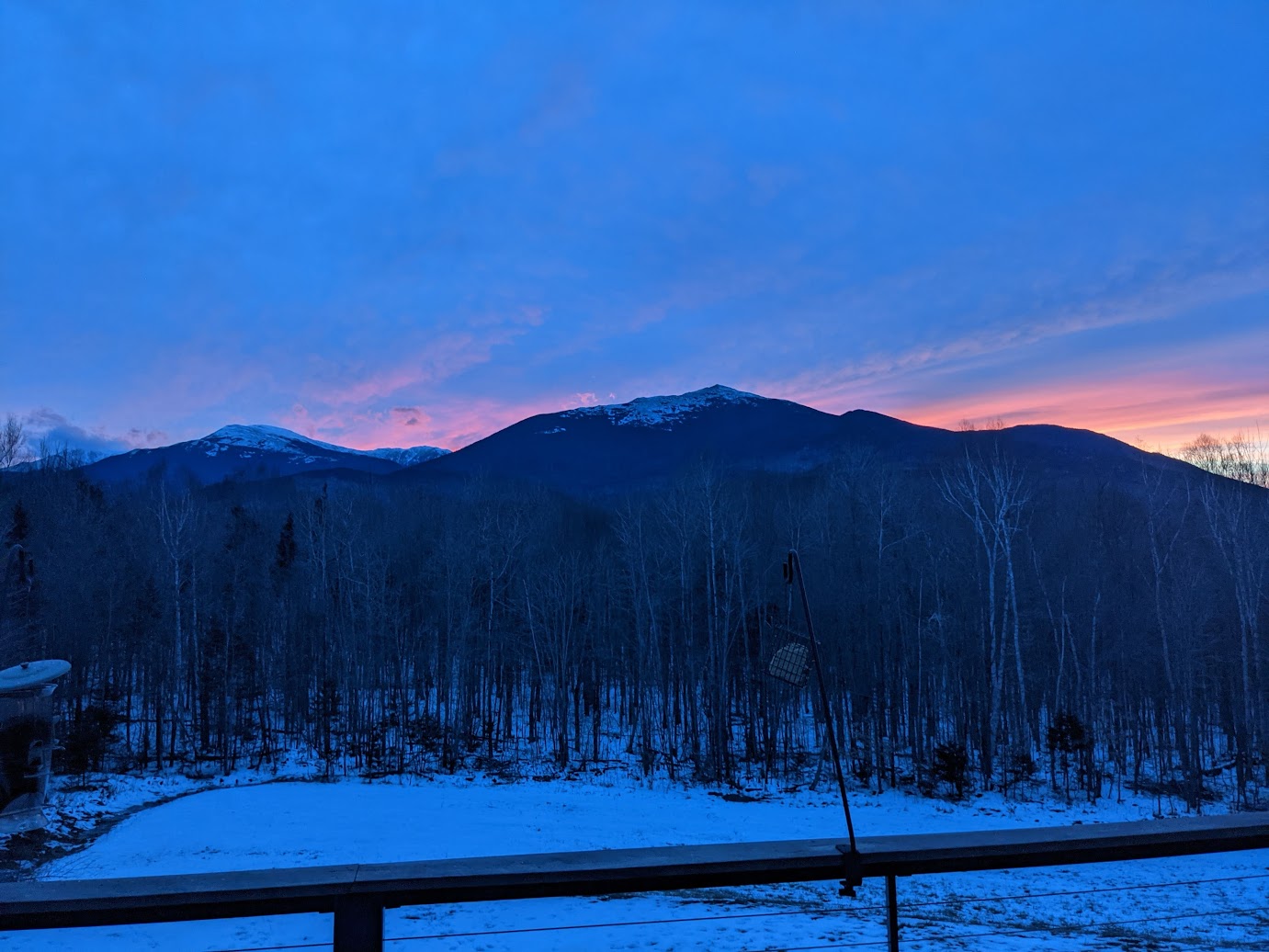 Sunset over Mt. Washington