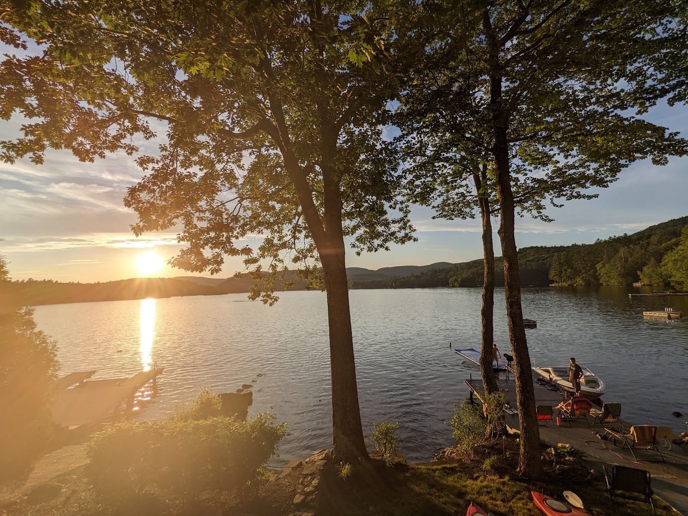 Sunset Lake Alton Bay